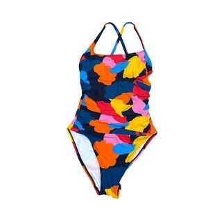 Nautica One-Piece Swimsuit Size M | Halter Neck Cutout Swimwear | NEW